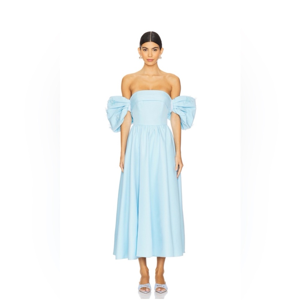Elliatt Destiny Midi Dress in Ice Blue size XL